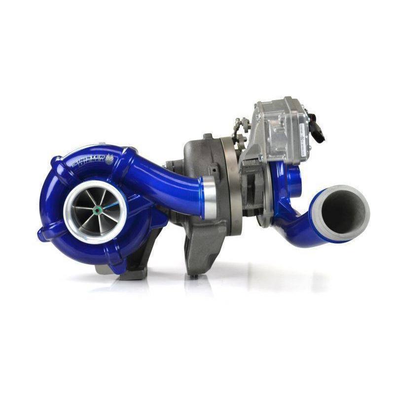 2008-2010 Powerstroke Pitbull Series 73mm/58.5mm Compound Turbochargers (SD-PB-6.4-TURBO)-Stock Turbocharger-Sinister-Dirty Diesel Customs