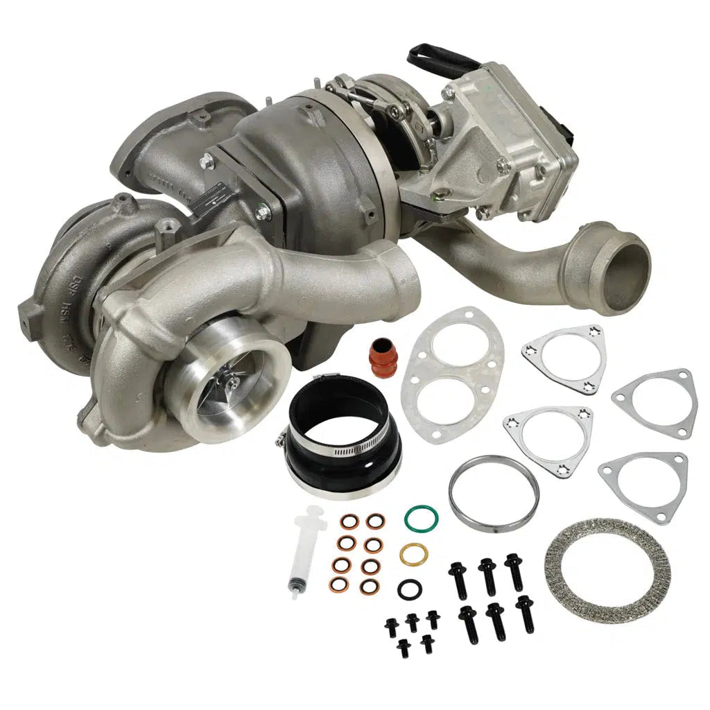 2008-2010 Powerstroke Screamer V2S Twin Turbocharger Kit (1047083)-Stock Turbocharger-BD Diesel-Dirty Diesel Customs