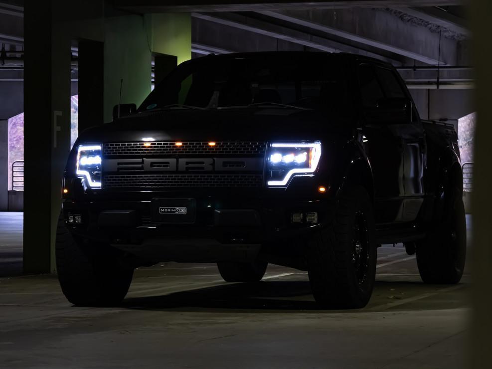 2009-2014 Ford F150 XB LED Black Headlights (LF506-ASM)-Headlights-Morimoto-LF506-ASM-Dirty Diesel Customs