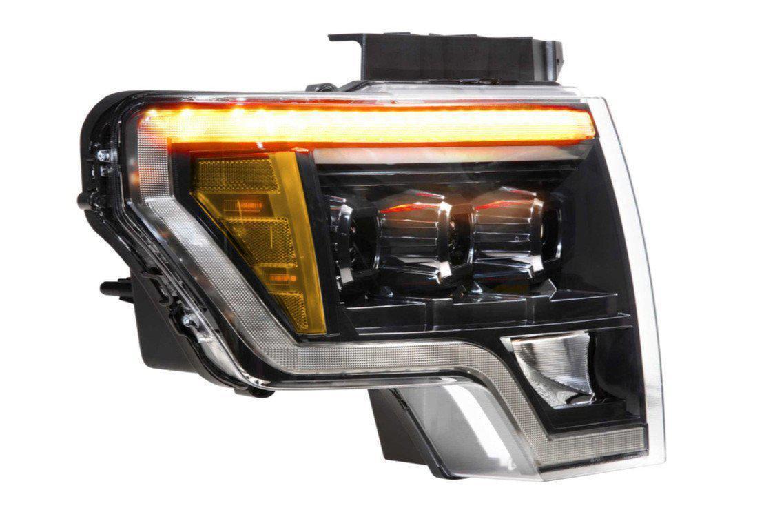 2009-2014 Ford F150 XB LED Black Headlights (LF506-ASM)-Headlights-Morimoto-LF506-ASM-Dirty Diesel Customs