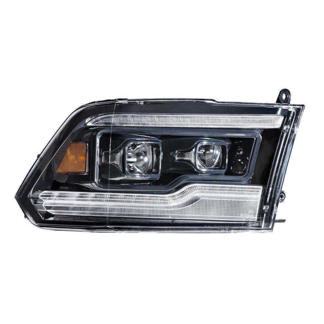 2009-2018 Cummins XB LED Amber Headlights (LF520-A-ASM)-Headlights-Morimoto-Dirty Diesel Customs