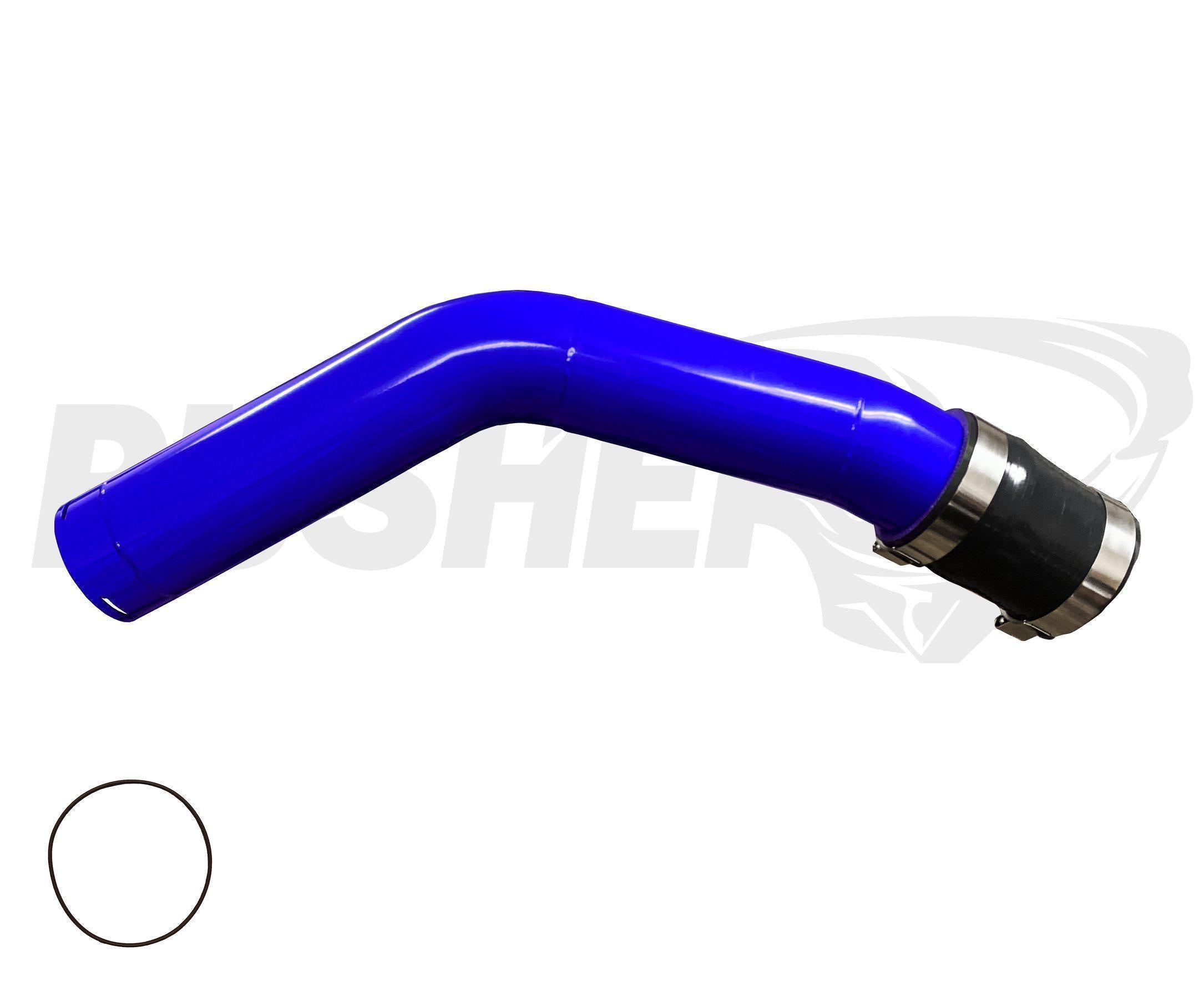 2011-2014 Powerstroke HD 3" Hot Side Charge Tube (PFP1114HP)-Intercooler Piping-Pusher-PFP1114HP_U-Dirty Diesel Customs