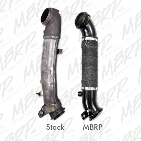 2011-2015 Duramax 3" Downpipe (GM8427)-Downpipe-MBRP-Dirty Diesel Customs