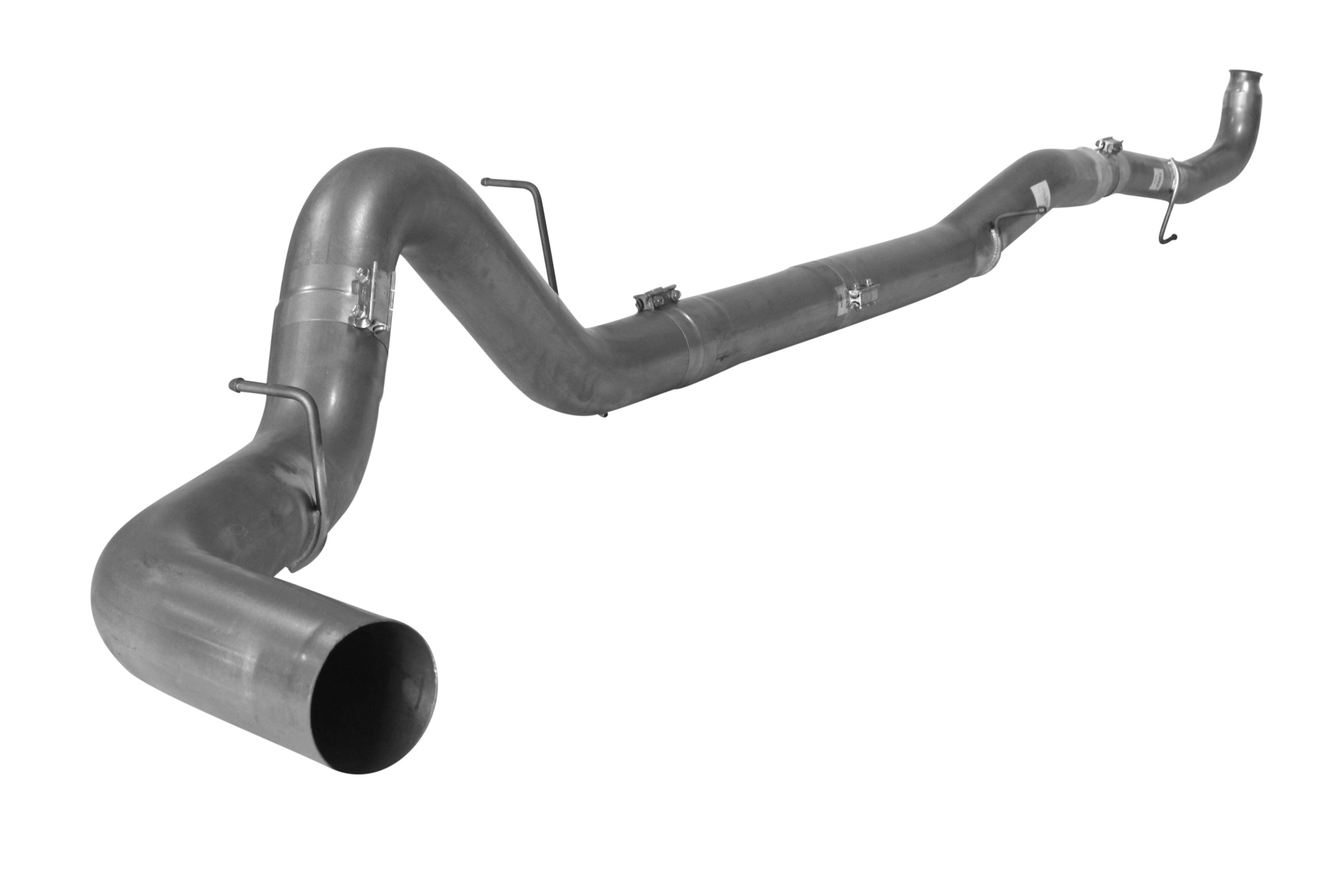 2011-2015 Duramax 5" Downpipe Back Exhaust - No Muffler (FLO 664NM)-Downpipe Back Exhaust System-Flo-Pro-FLO-664NM-Dirty Diesel Customs