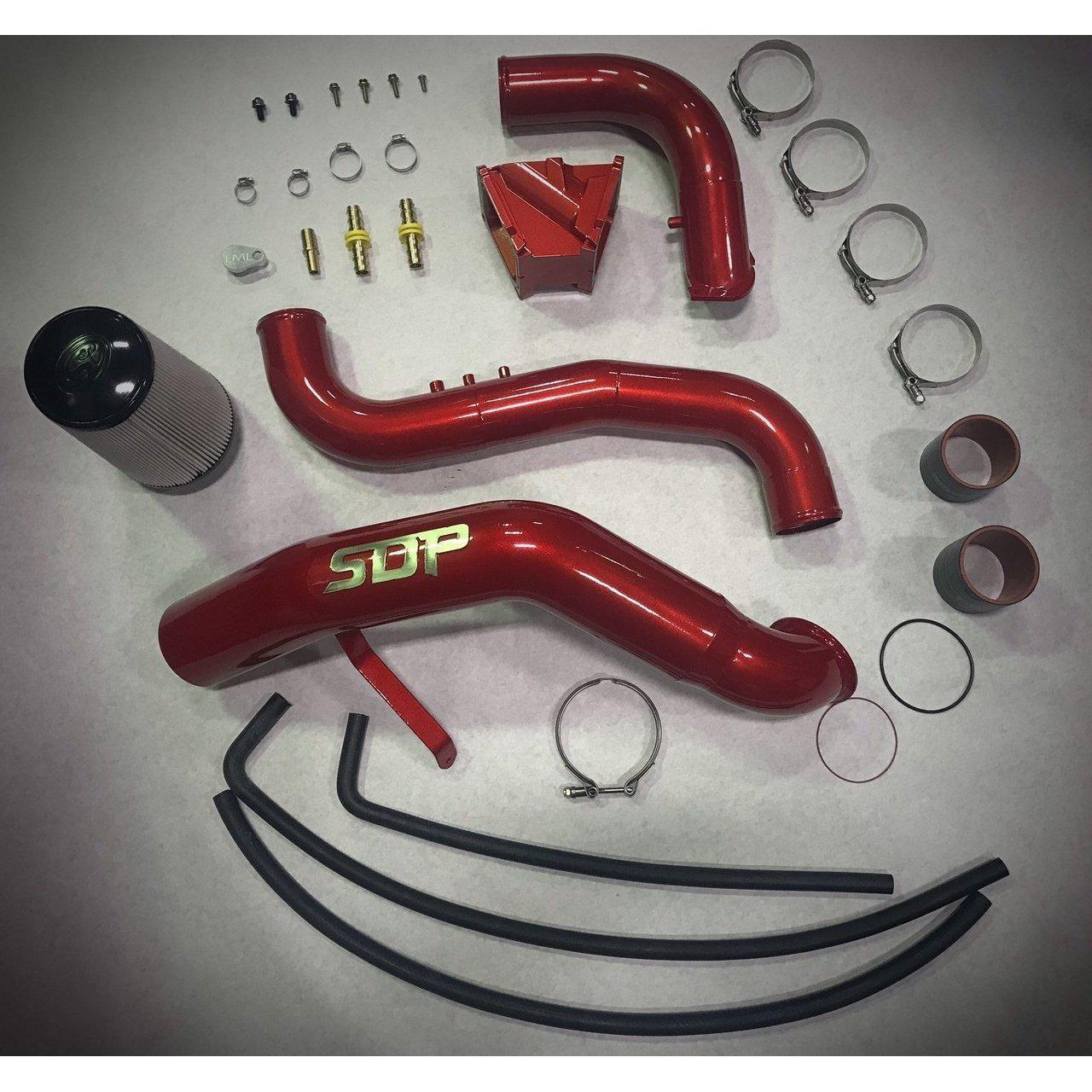 2011-2016 Duramax 3" Y-Bridge Kit w/ IC Pipe & Intake (SDP-1067)-Y-Bridge-SDP-Dirty Diesel Customs