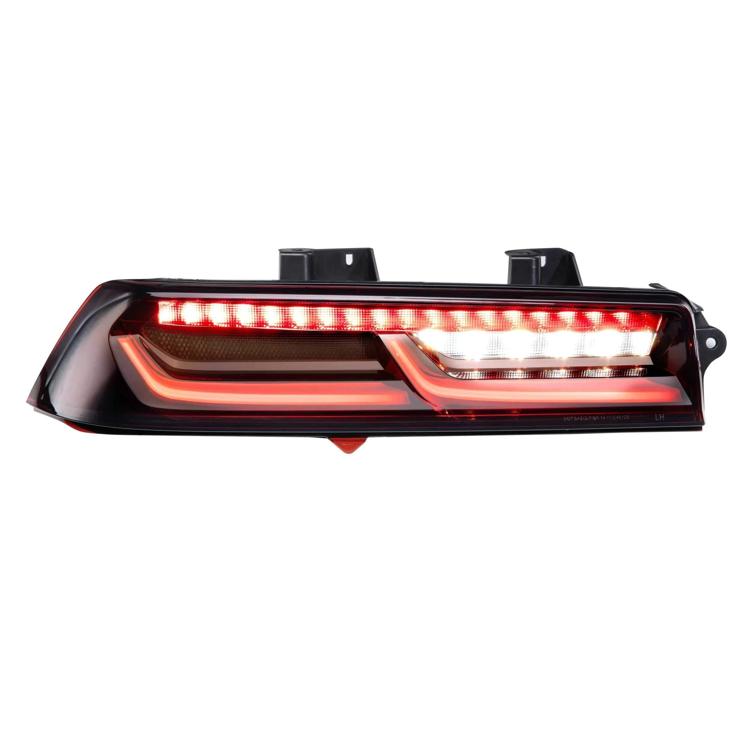 2014-2015 Chevrolet Camaro XB LED Smoked Tail Lights (LF406)-Tail Lights-Morimoto-LF406-Dirty Diesel Customs