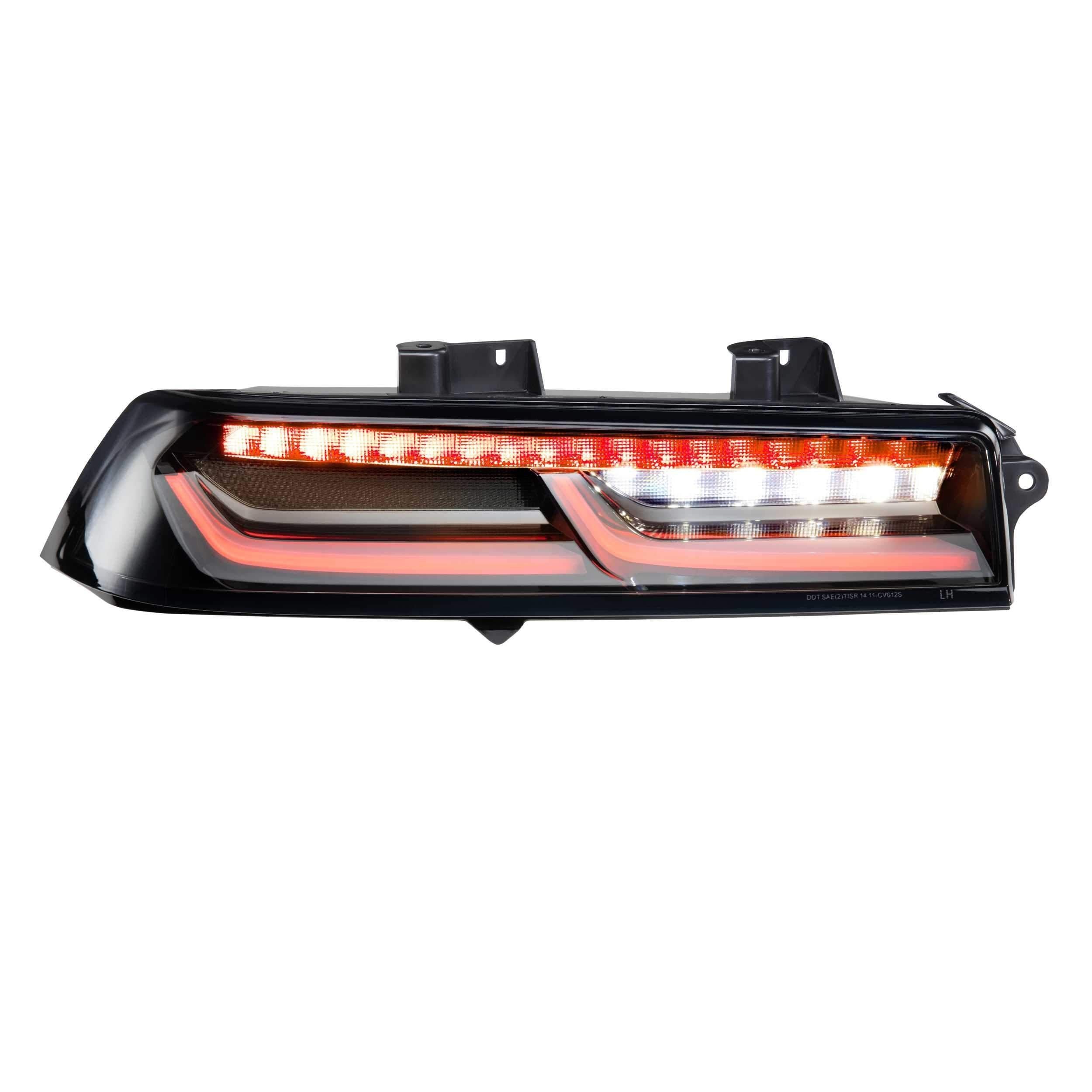 2014-2015 Chevrolet Camaro XB LED Smoked Tail Lights (LF406)-Tail Lights-Morimoto-LF406-Dirty Diesel Customs