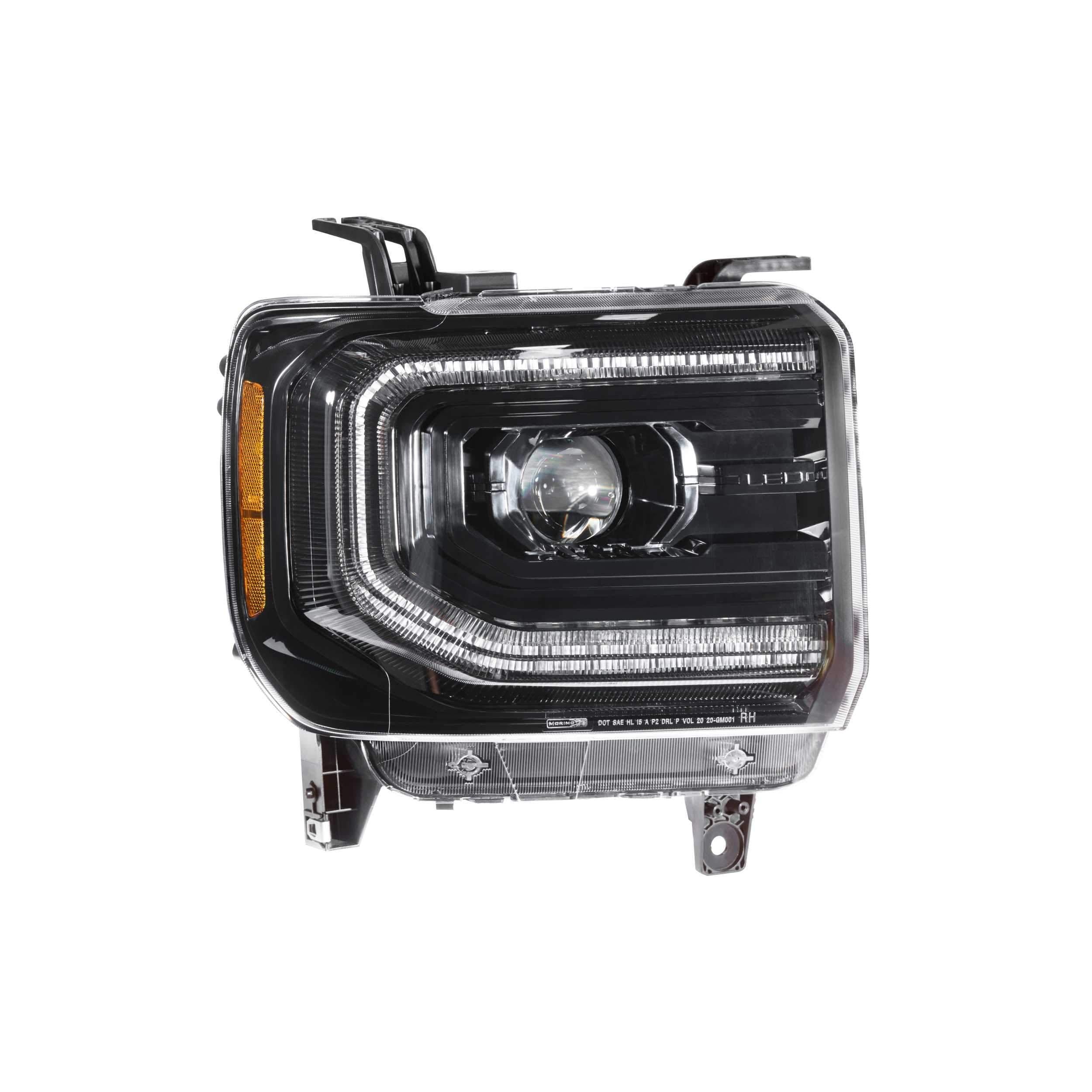 2014-2019 Duramax XB LED Black Headlights (LF544)-Headlights-Morimoto-Dirty Diesel Customs