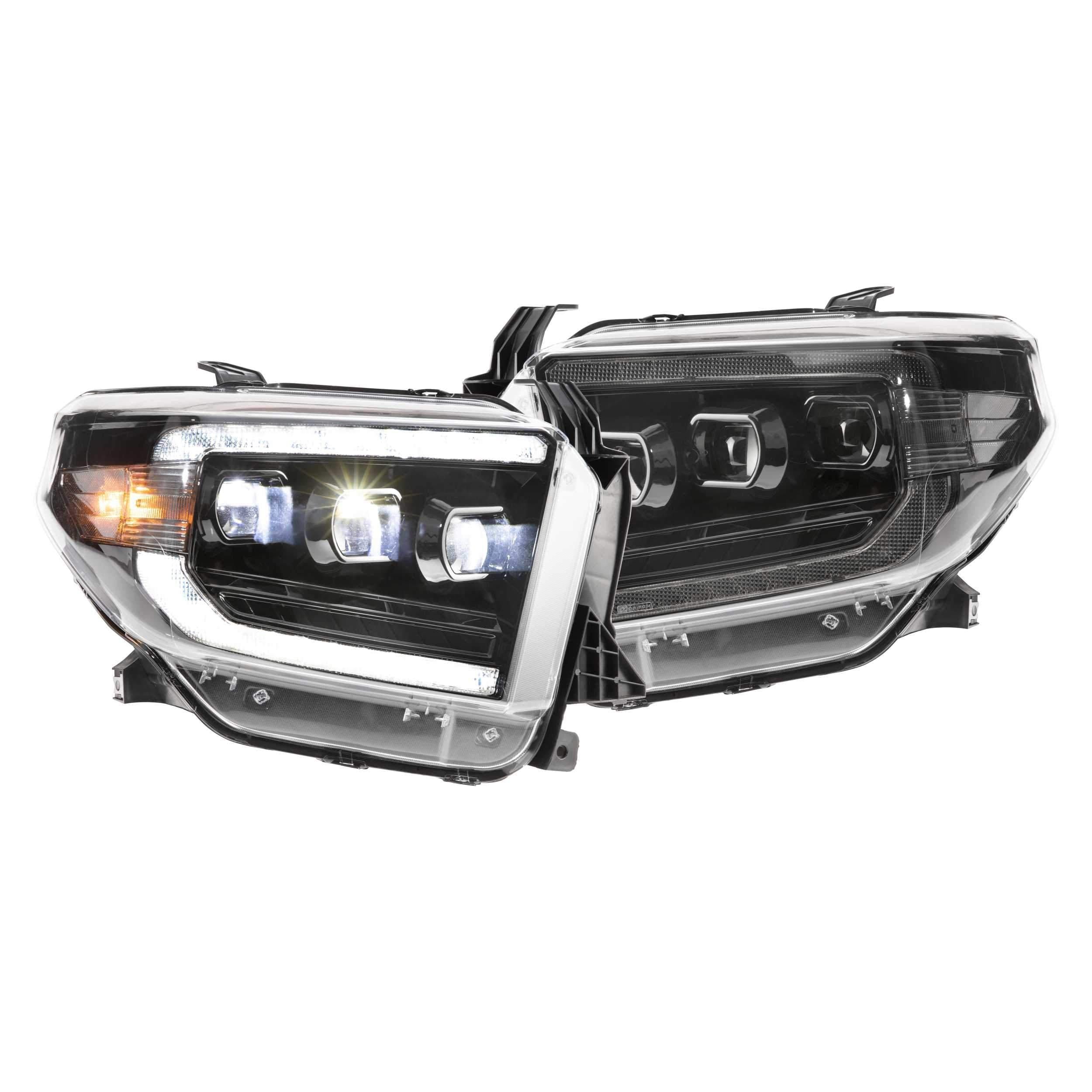 2014-2020 Toyota Tundra XB Black LED Headlights (LF532)-Headlights-Morimoto-LF532-Dirty Diesel Customs