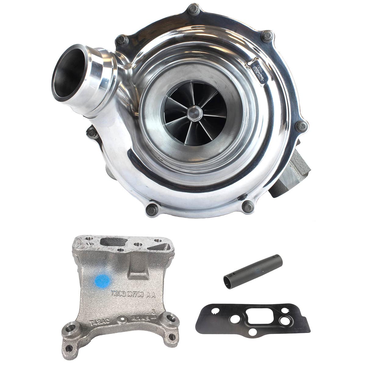 2015-2016 Powerstroke XR2 Series 64.5mm Turbocharger (32E103-XR2)-Stock Turbocharger-Industrial Injection-Dirty Diesel Customs