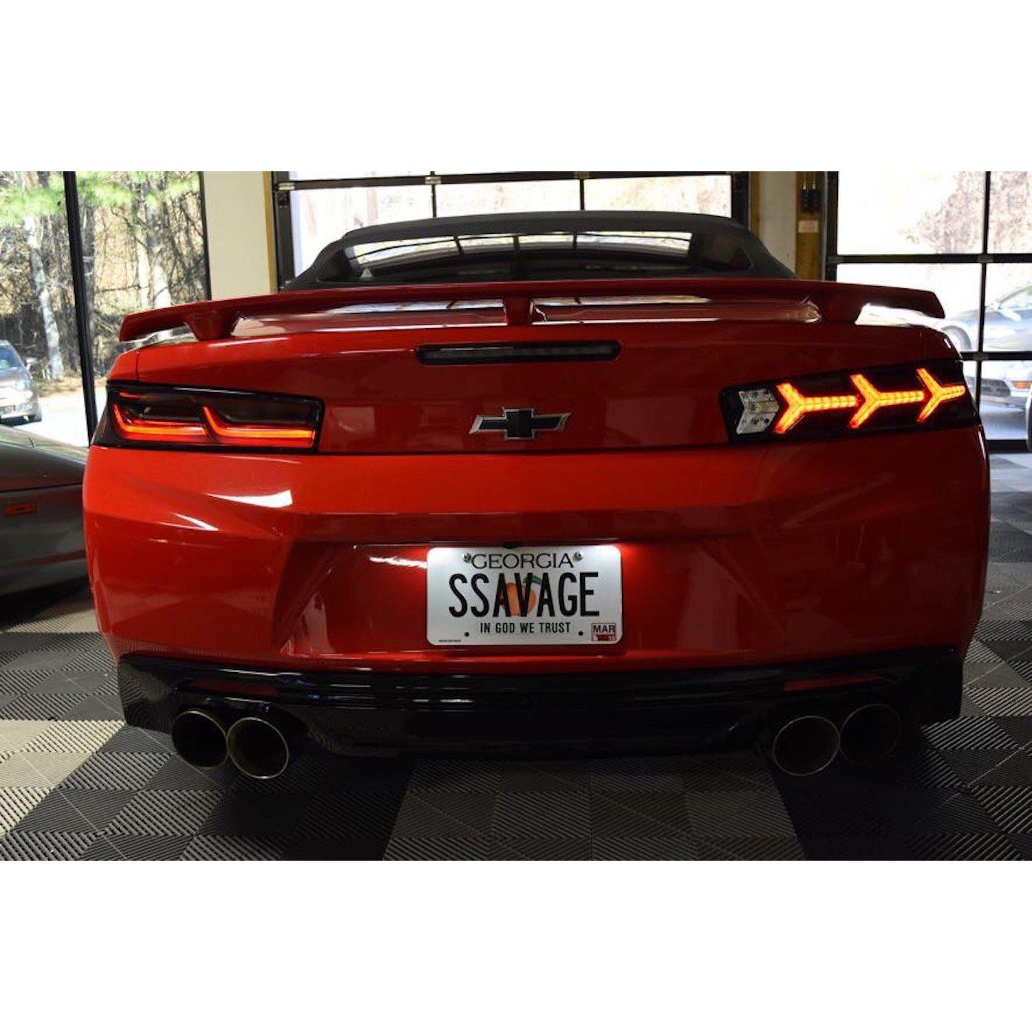 2016-2018 Chevrolet Camaro XB LED Lambo Red Tail Lights (LF400)-Tail Lights-Morimoto-LF400-Dirty Diesel Customs