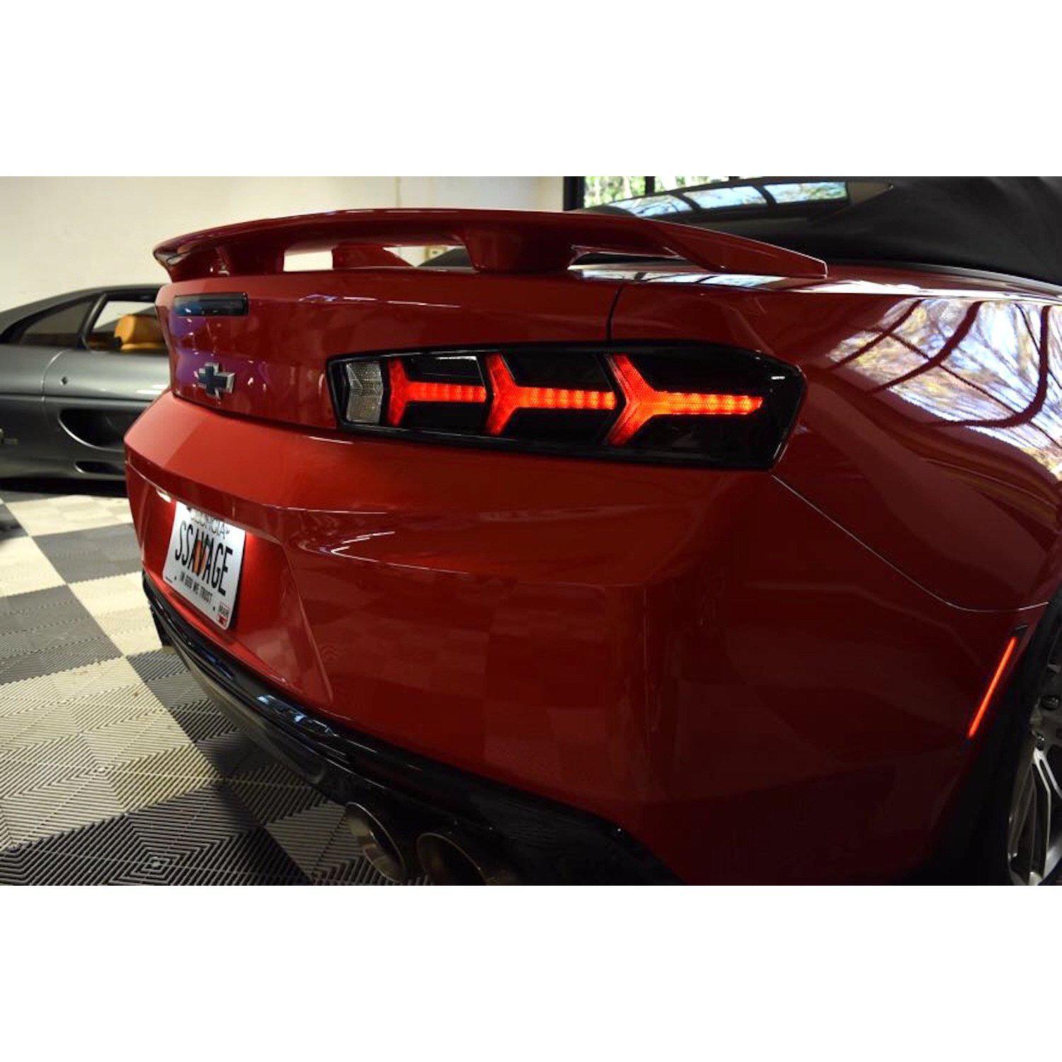 2016-2018 Chevrolet Camaro XB LED Lambo Red Tail Lights (LF400)-Tail Lights-Morimoto-LF400-Dirty Diesel Customs