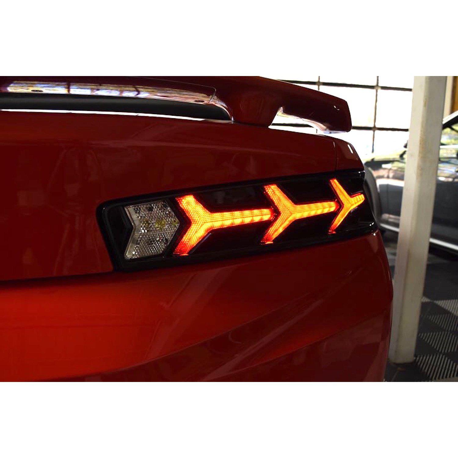 2016-2018 Chevrolet Camaro XB LED Lambo Red Tail Lights (LF400)-Tail Lights-Morimoto-LF400-Dirty Diesel Customs