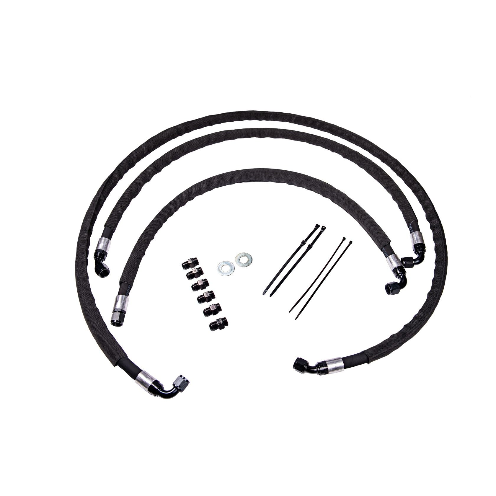 2017-2019 Duramax Transmission Cooler Line Set (FPE-TL-L5P-1719)-Transmission Cooler Lines-Fleece Performance-Dirty Diesel Customs