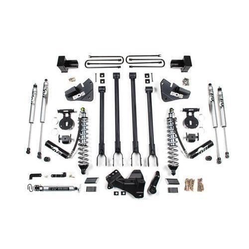 2017-2019 Powerstroke 4" 4-Link Coilover Lift Kit - 2 Leaf (BDS1537F)-Lift Kit-BDS-Dirty Diesel Customs