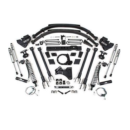 2017-2019 Powerstroke 8" 4-Link Coilover Lift Kit (BDS1541F)-Lift Kit-BDS-Dirty Diesel Customs