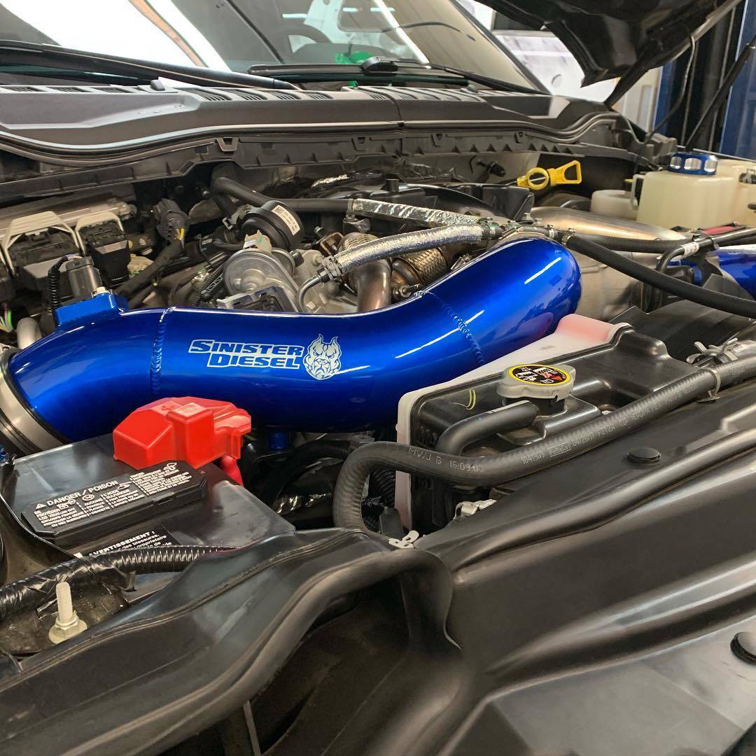 2017-2019 Powerstroke Cold Air Intake (SD-CAI-6.7P-17)-Intake Kit-Sinister-Dirty Diesel Customs