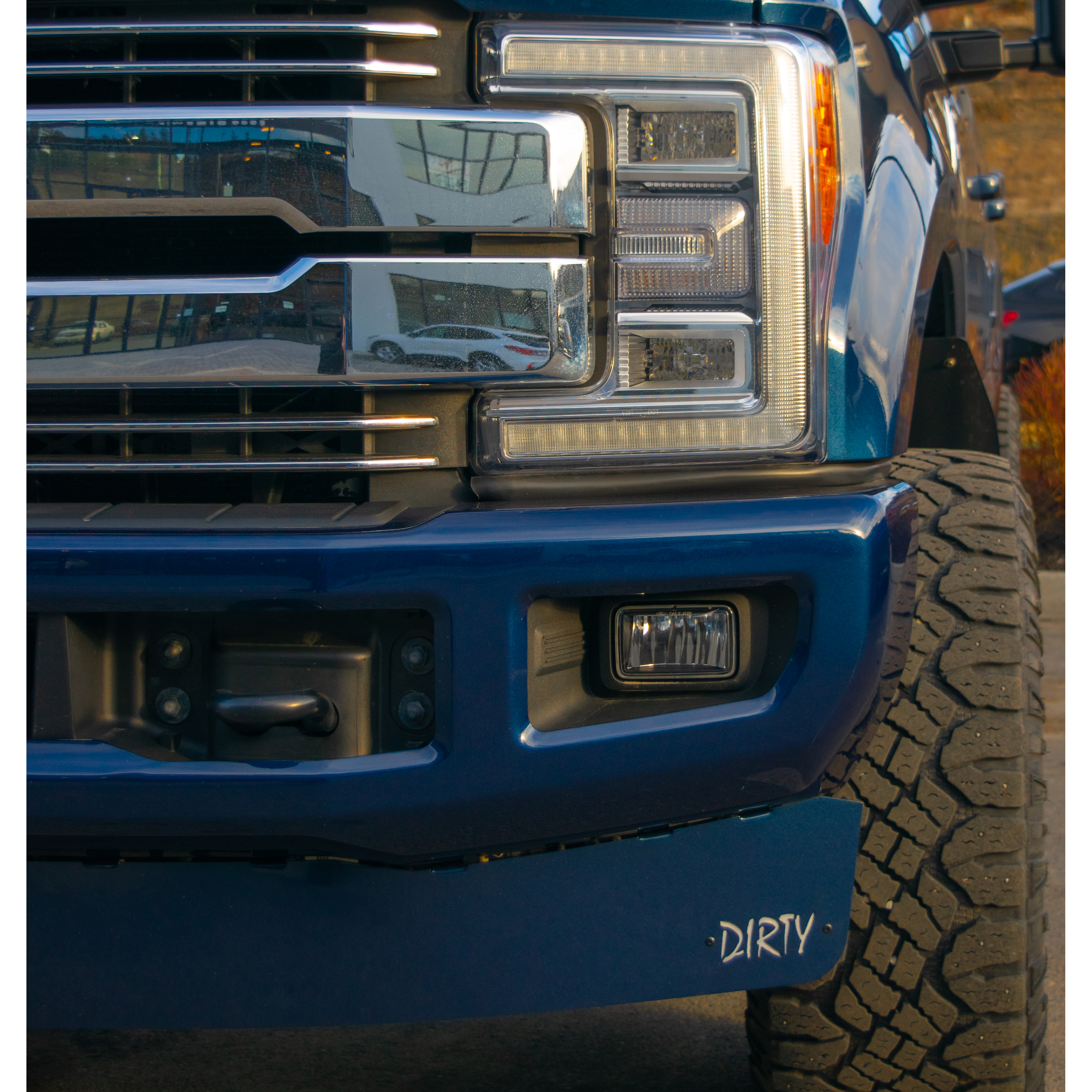 2017-2019 Powerstroke Dirty Front Valance (067-EXT-A017)-Front Valance-Dirty Diesel Customs-Dirty Diesel Customs