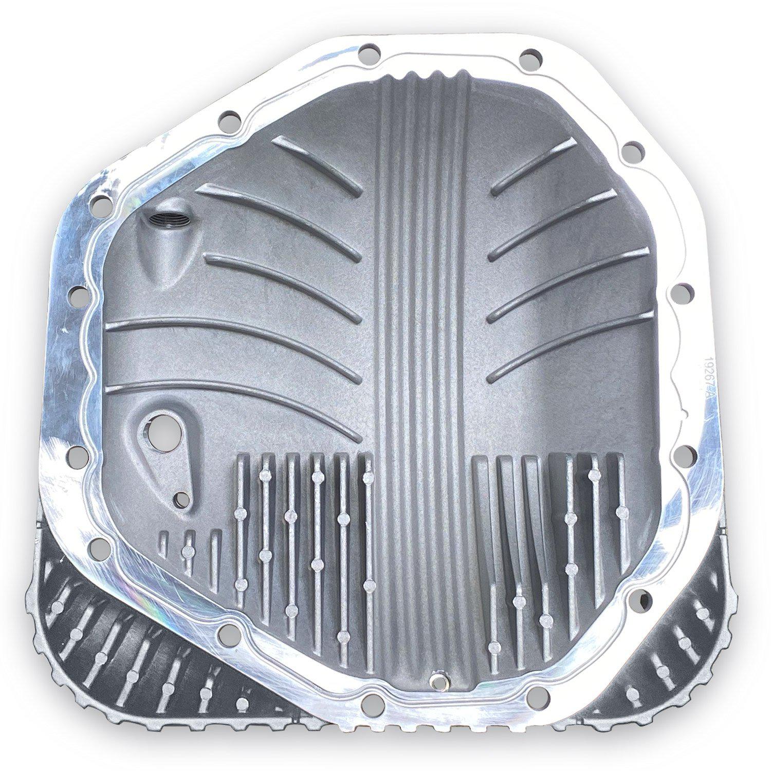 2017+ Powerstroke Ram Air Natural Aluminum Differential Cover (19281)-Differential Cover-Banks Power-Dirty Diesel Customs