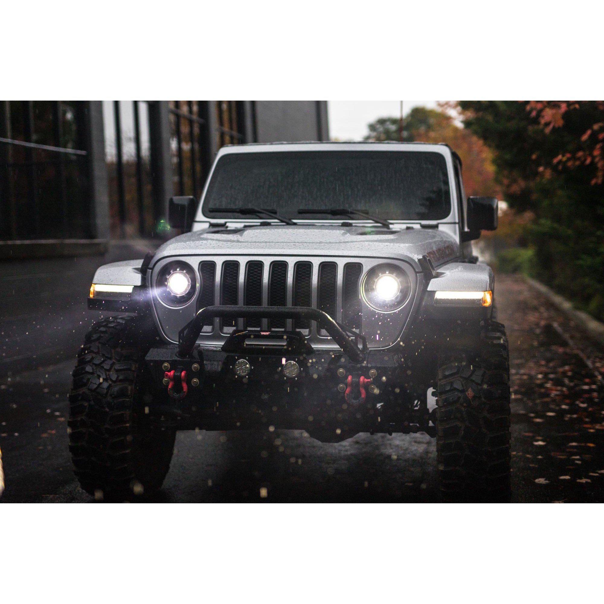 2018+ Jeep Wrangler JL 7" LED Headlight Adapters (LF630)-Headlight Adapters-Morimoto-LF630-Dirty Diesel Customs