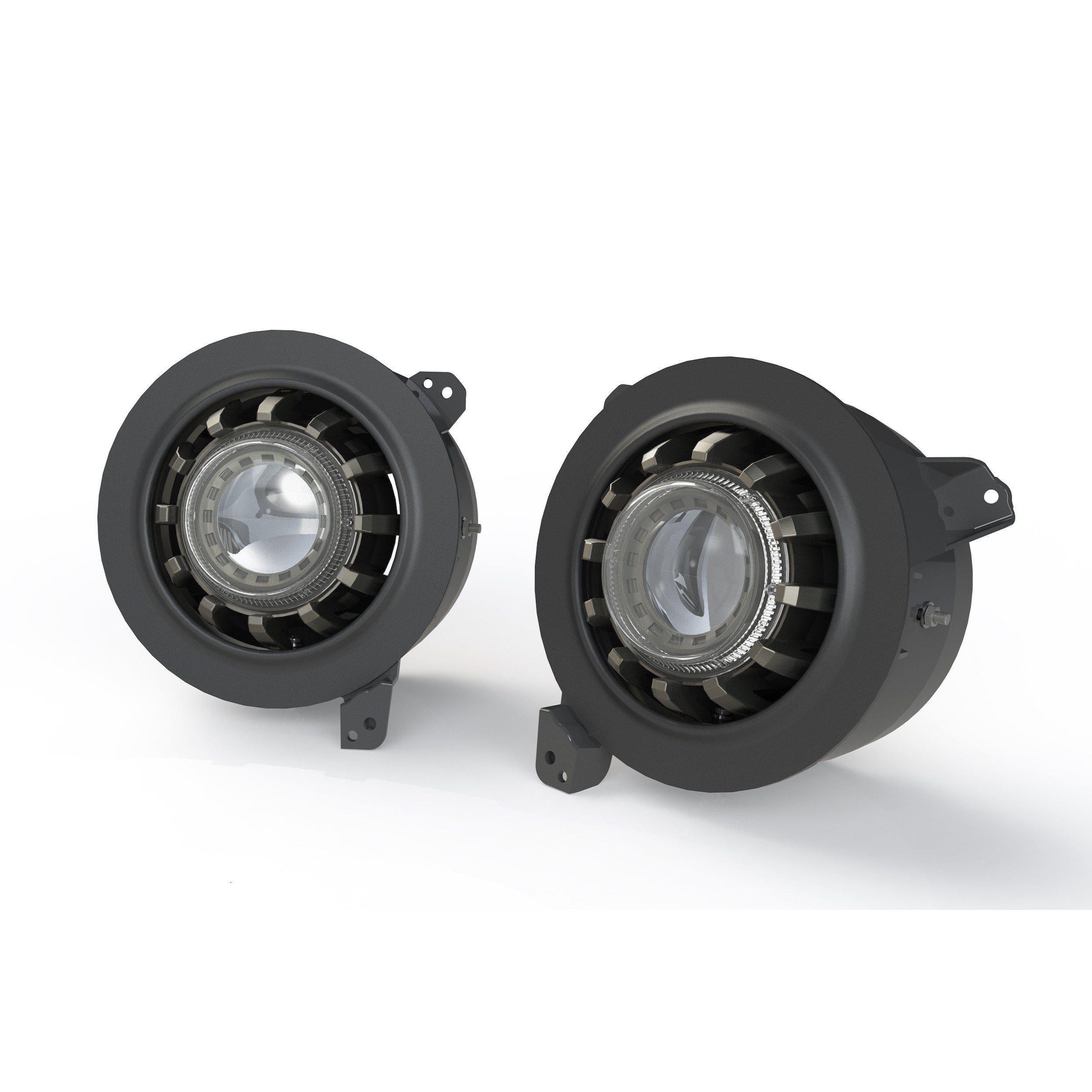 2018+ Jeep Wrangler JL 7" LED Headlight Adapters (LF630)-Headlight Adapters-Morimoto-LF630-Dirty Diesel Customs