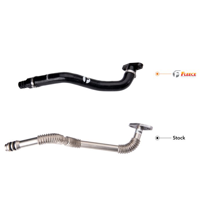 2019+ Cummins Turbo Drain Tube Kit (FPE-CTDT-19-KIT)-Turbo Drain Tube Kit-Fleece Performance-FPE-CTDT-19-KIT-Dirty Diesel Customs