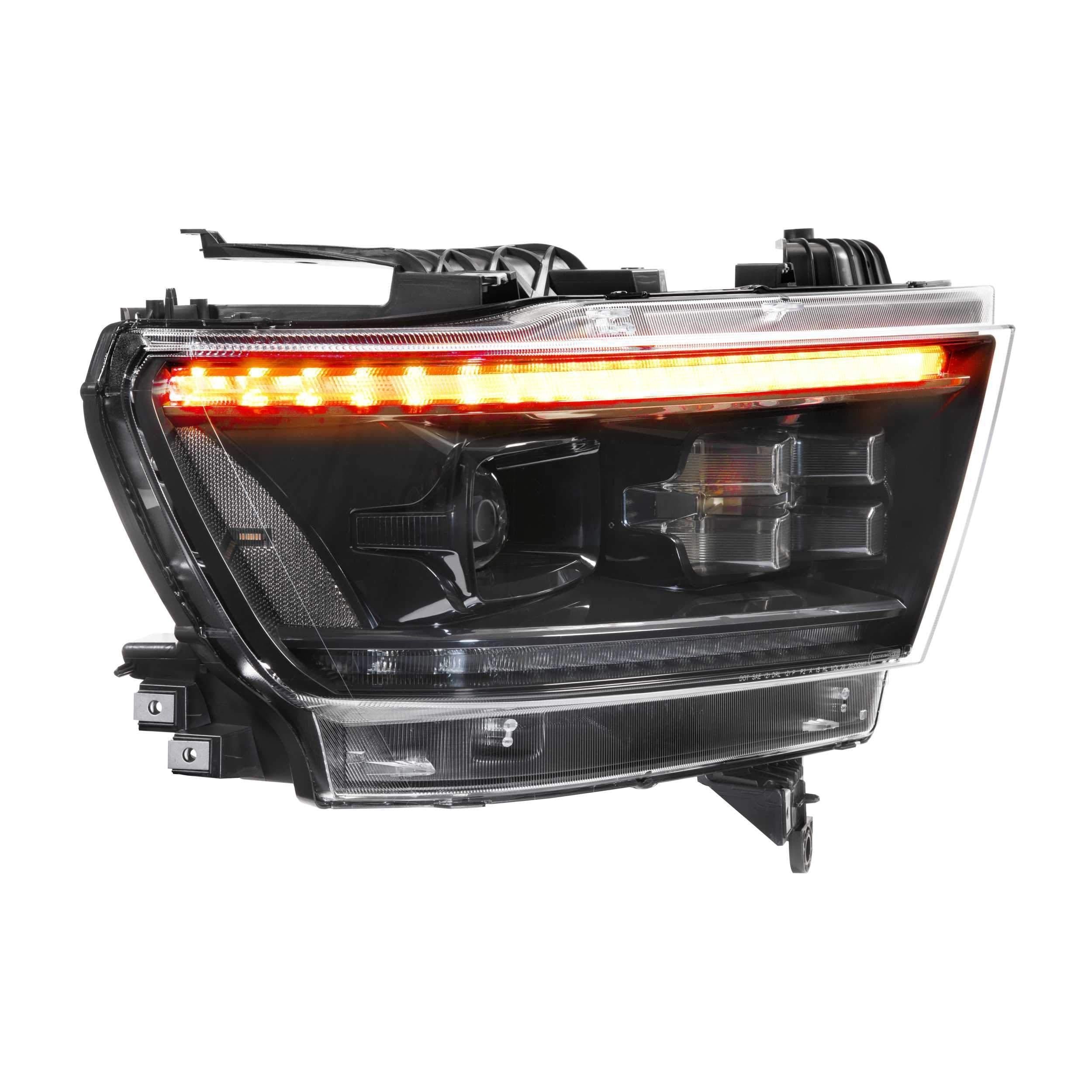 2019+ EcoDiesel XB LED Black Headlights (LF523)-Headlights-Morimoto-LF523-Dirty Diesel Customs