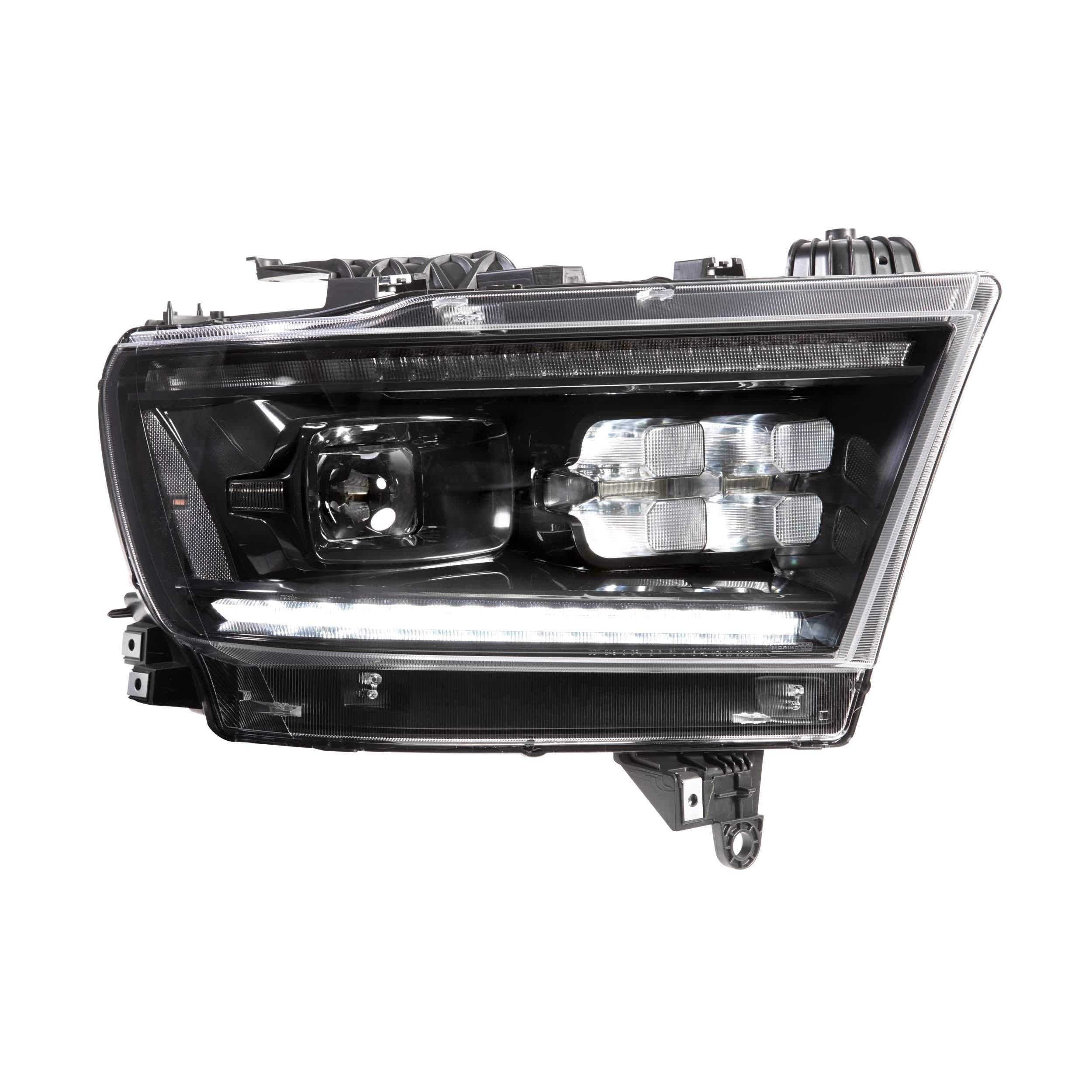 2019+ EcoDiesel XB LED Black Headlights (LF523)-Headlights-Morimoto-LF523-Dirty Diesel Customs