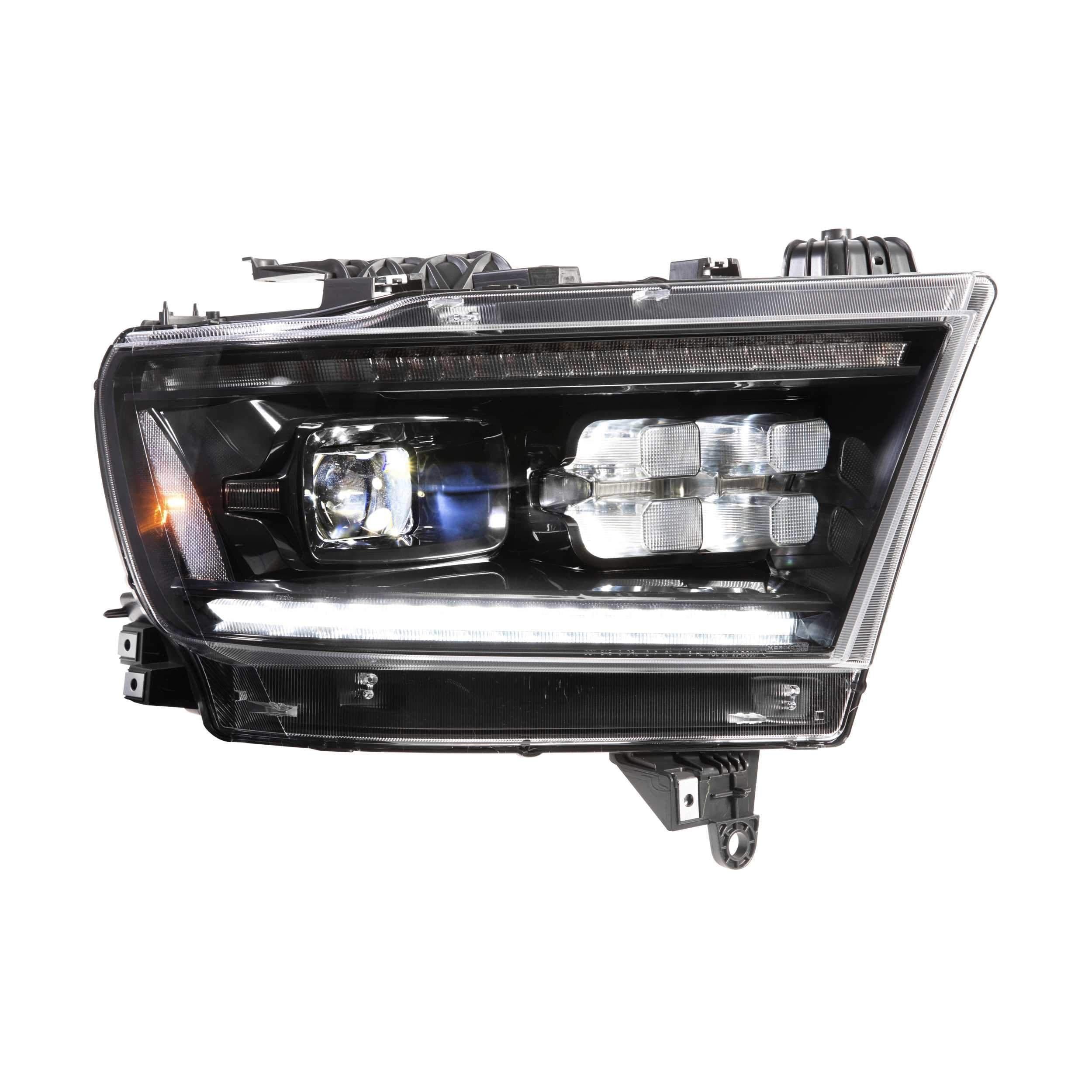 2019+ EcoDiesel XB LED Black Headlights (LF523)-Headlights-Morimoto-LF523-Dirty Diesel Customs