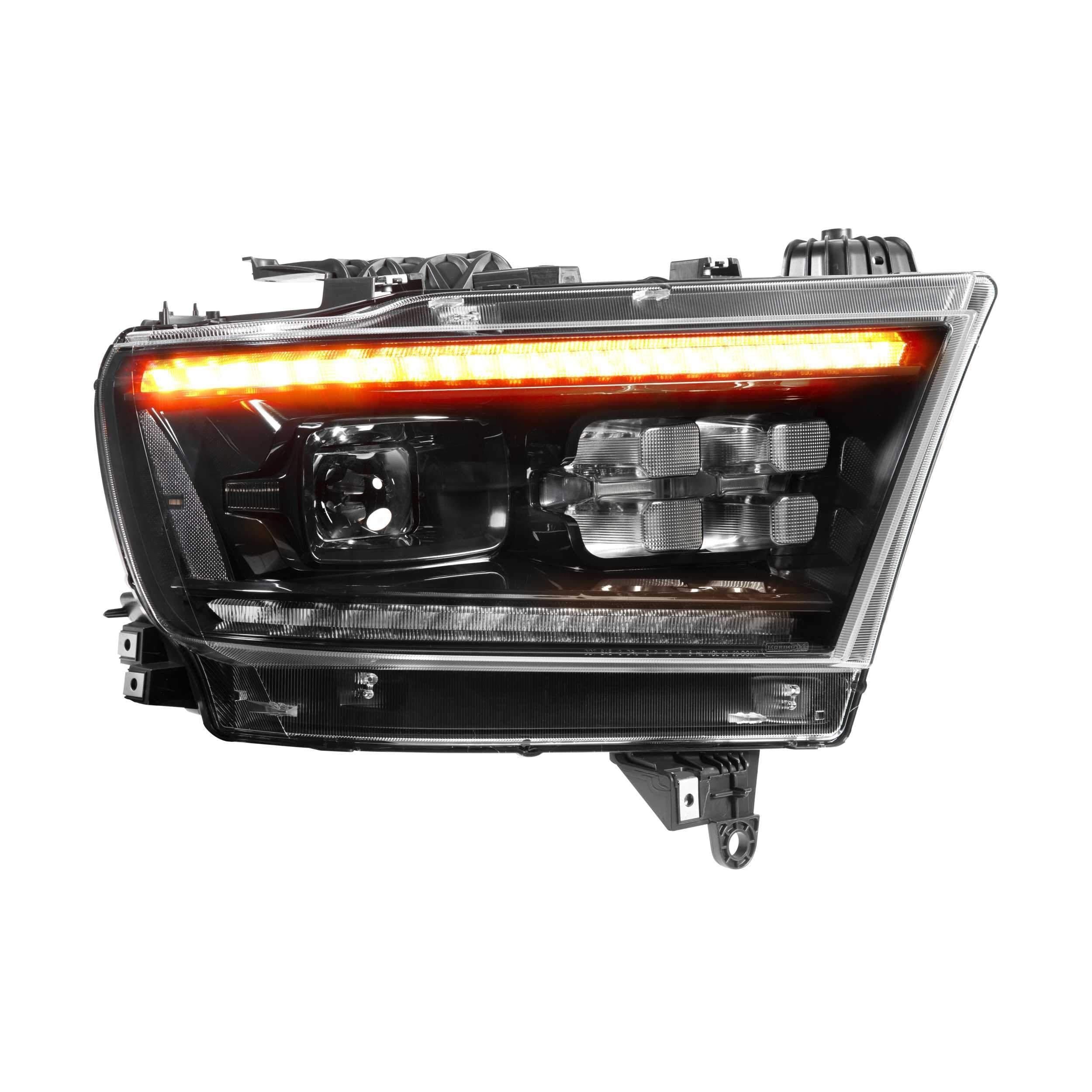 2019+ EcoDiesel XB LED Black Headlights (LF523)-Headlights-Morimoto-LF523-Dirty Diesel Customs