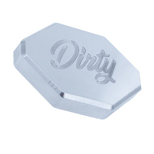 2020-2022 Powerstroke Small Coolant Reservoir Improved Aesthetics Cap (067-ENG-0373)-Engine Caps-Dirty Diesel Customs-067-ENG-0373-RAW-Dirty Diesel Customs