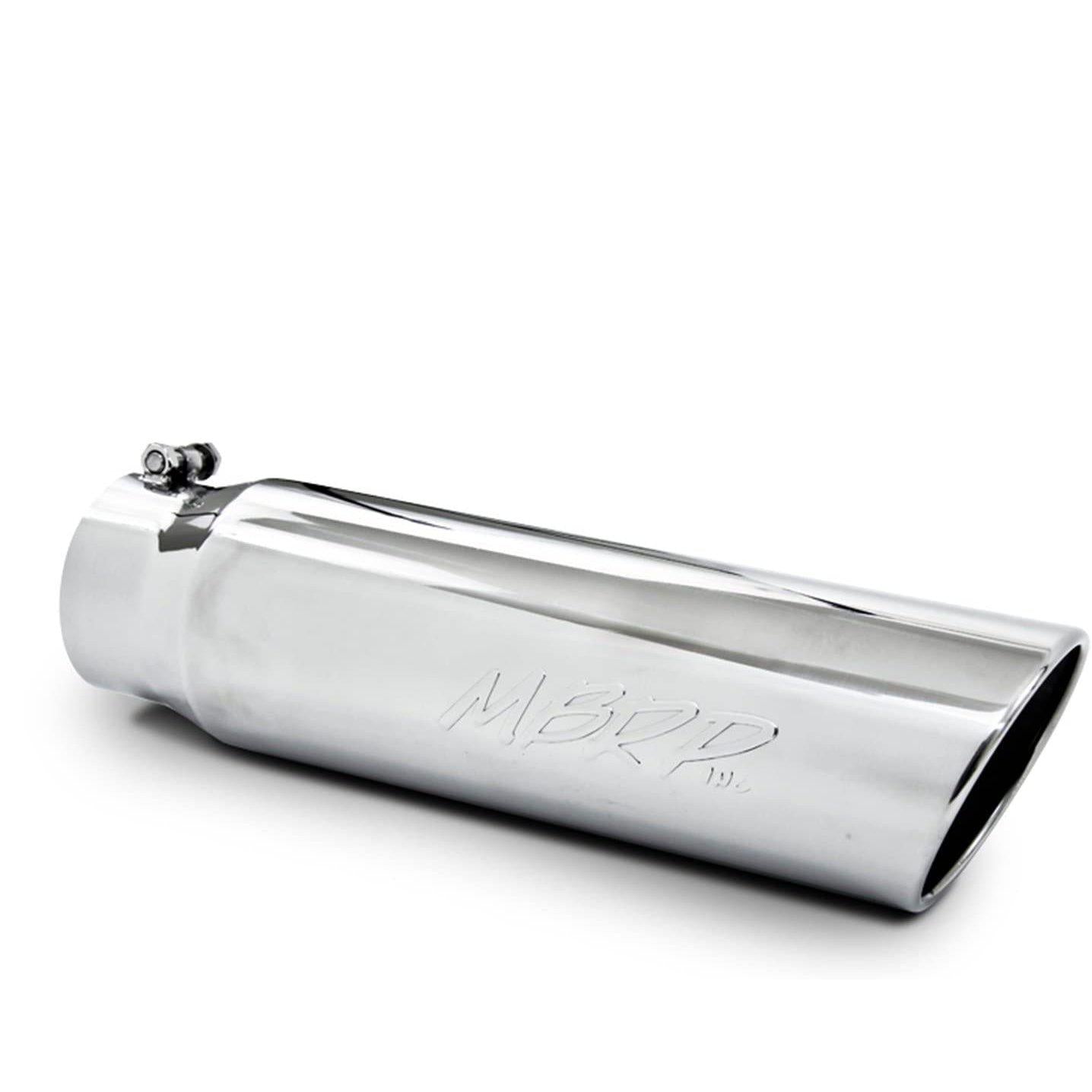 4" to 5" 18" Dual Wall Angled Exhaust Tip (T5124)-Exhaust Tips-MBRP-T5124-Dirty Diesel Customs