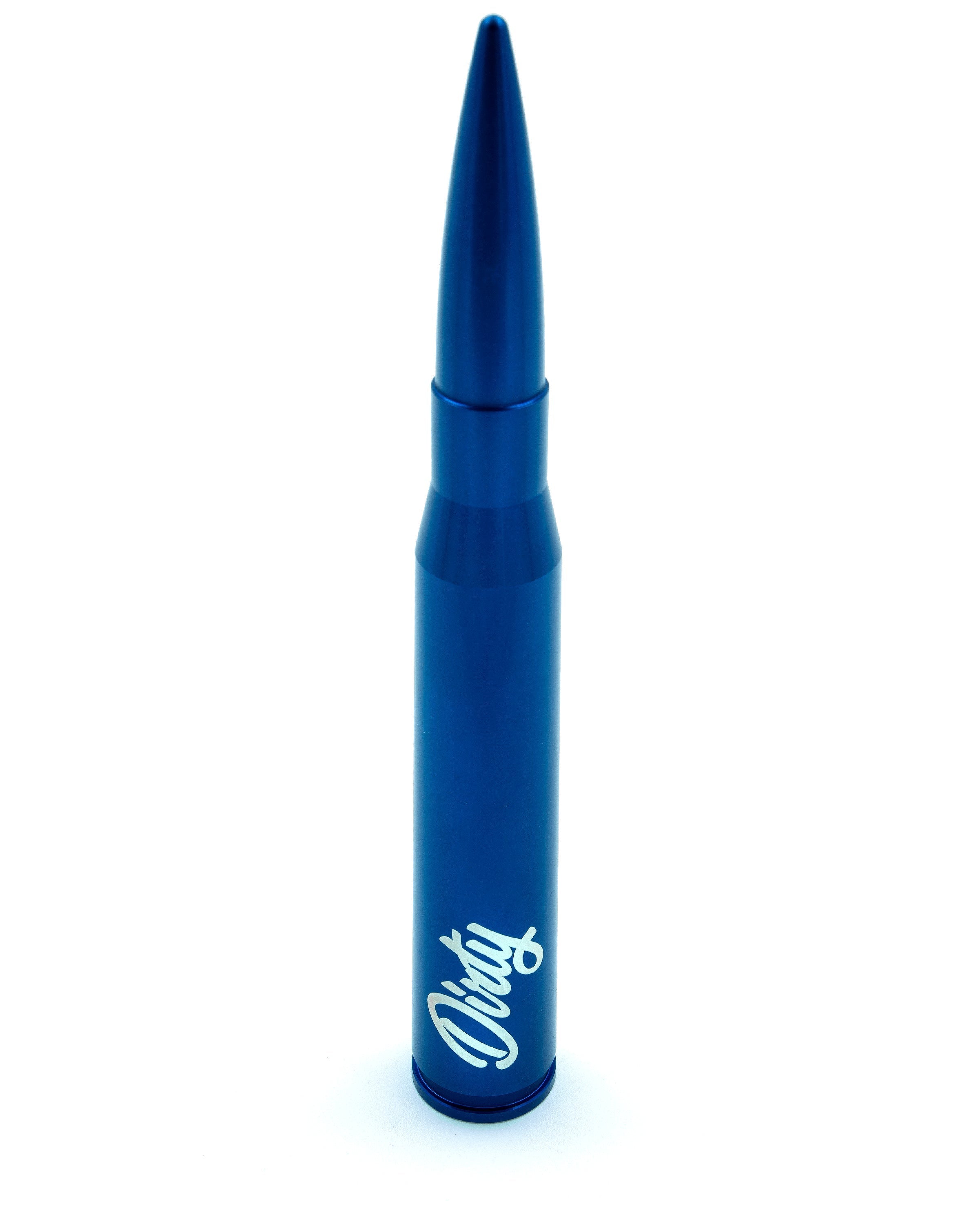 50 Cal. Bullet Antenna (DDC-EXT-A011)-Antenna-Dirty Diesel Customs-DDC-50CAL-BLUE-Dirty Diesel Customs