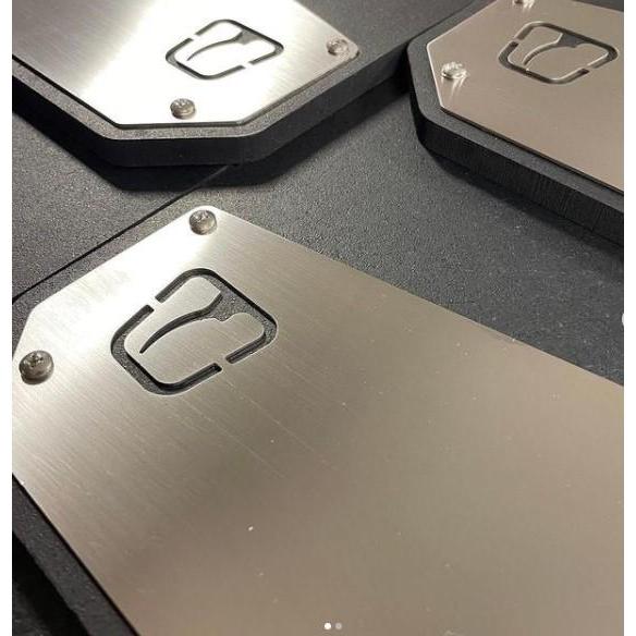 Backing Plate Finish (TI-BPF)-Mud Flap Options-Trigger Industries-TI-BPF-BR-Dirty Diesel Customs