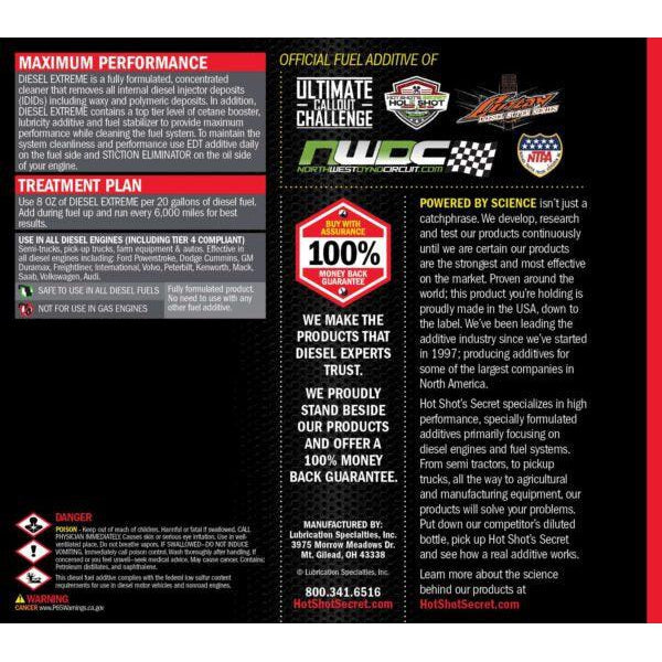 Hot Shot's Secret Diesel Extreme Injector Cleaner + Cetane Booster (P040416Z)-Fuel Additive-Hot Shot's Secret-Dirty Diesel Customs