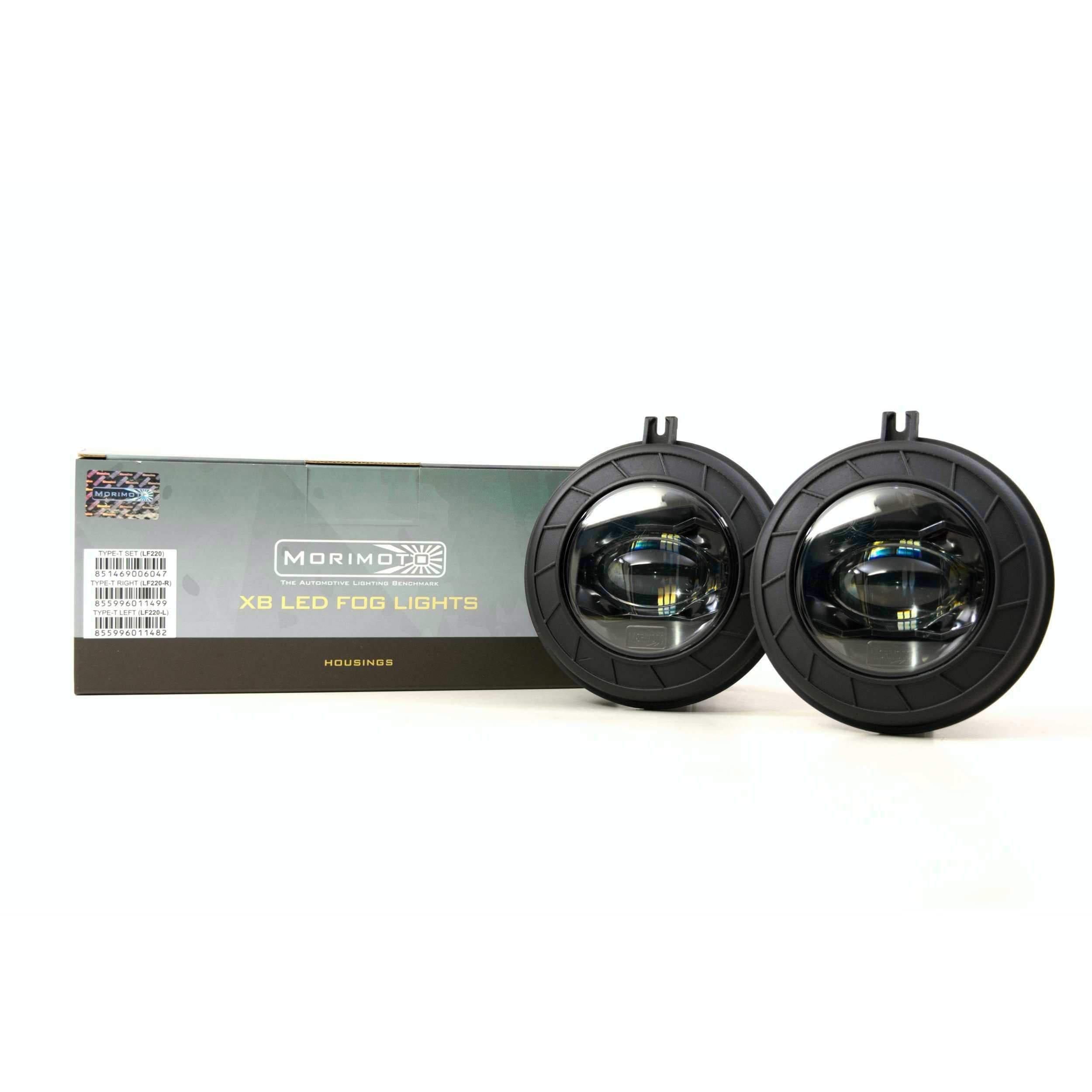 Mopar Universal XB LED Black Fog Lights (LF610-S)-Fog Lights-Morimoto-LF610-S-Dirty Diesel Customs