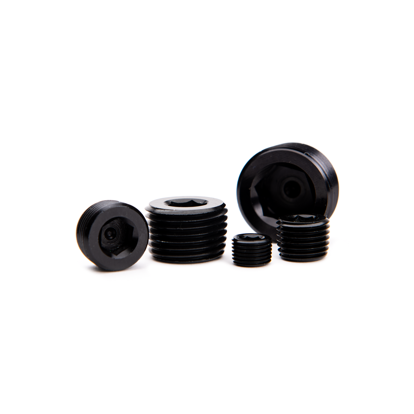 Universal 1/2" NPT Hex Socket Plug Black (FPE-NPT-12)-Socket Plug-Fleece Performance-FPE-NPT-12-Dirty Diesel Customs