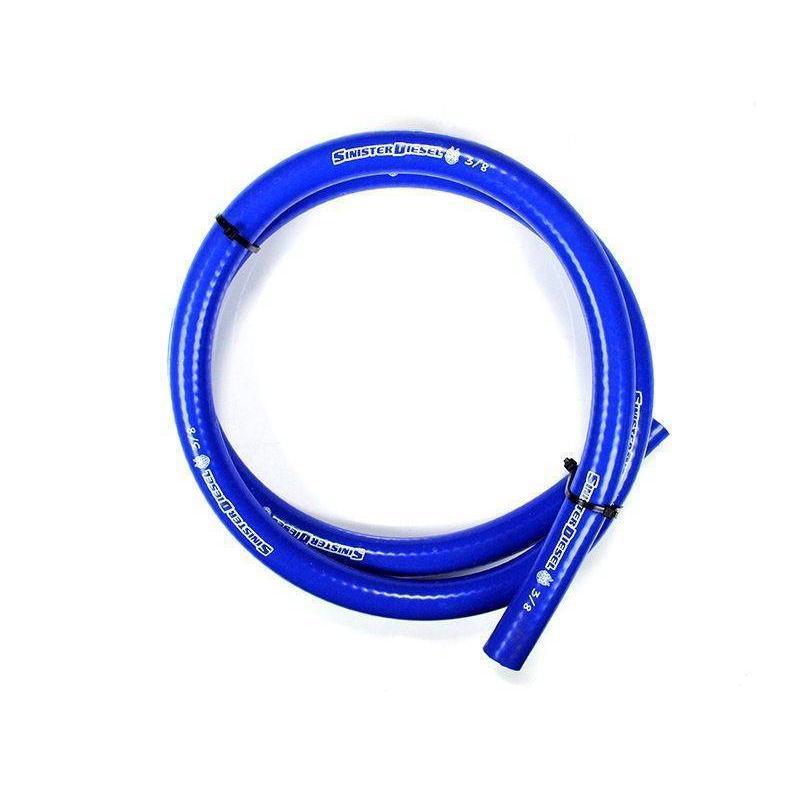 Universal 2ft Blue Silicone Hose 3/8" (SD-HOSE-3/8-2)-Hoses-Sinister-Dirty Diesel Customs