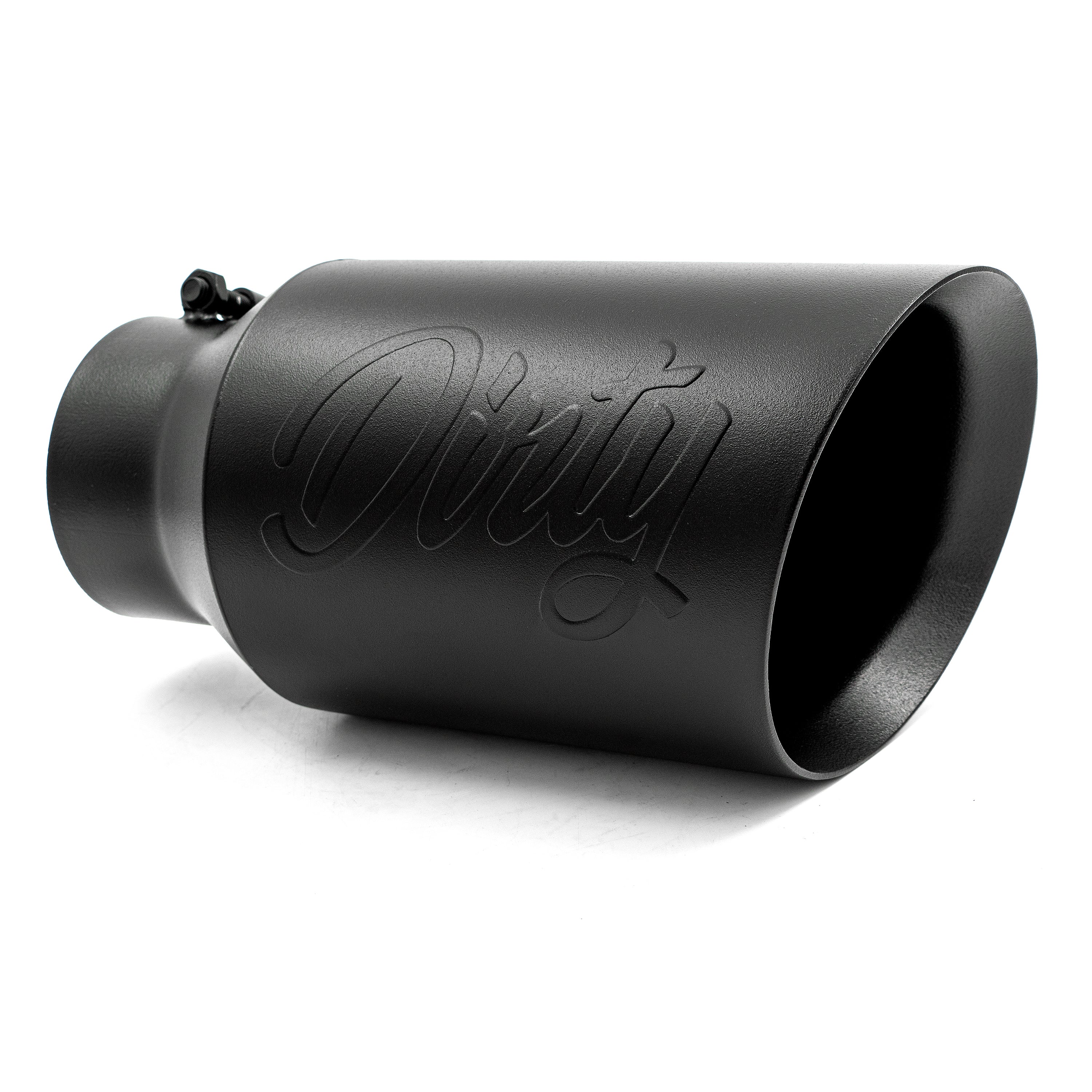 Universal 4 to 6" Dirty Stainless Exhaust Tip (DDC-EXH-A055)-Exhaust Tips-Dirty Diesel Customs-Dirty Diesel Customs