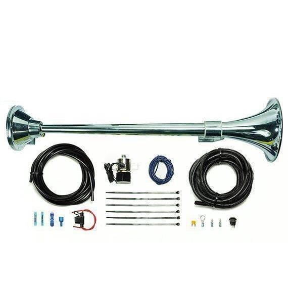 Universal Basic Large Single Air Horn Kit (HP10234)-Air Horn Kit-PACBRAKE-Dirty Diesel Customs