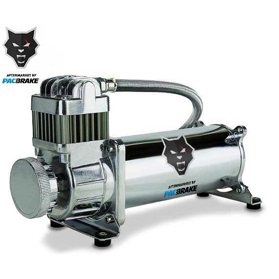 Universal HP425 Series 12V Air Compressor w/ Braided Hose (HP10300)-Air Compressor-PACBRAKE-Dirty Diesel Customs