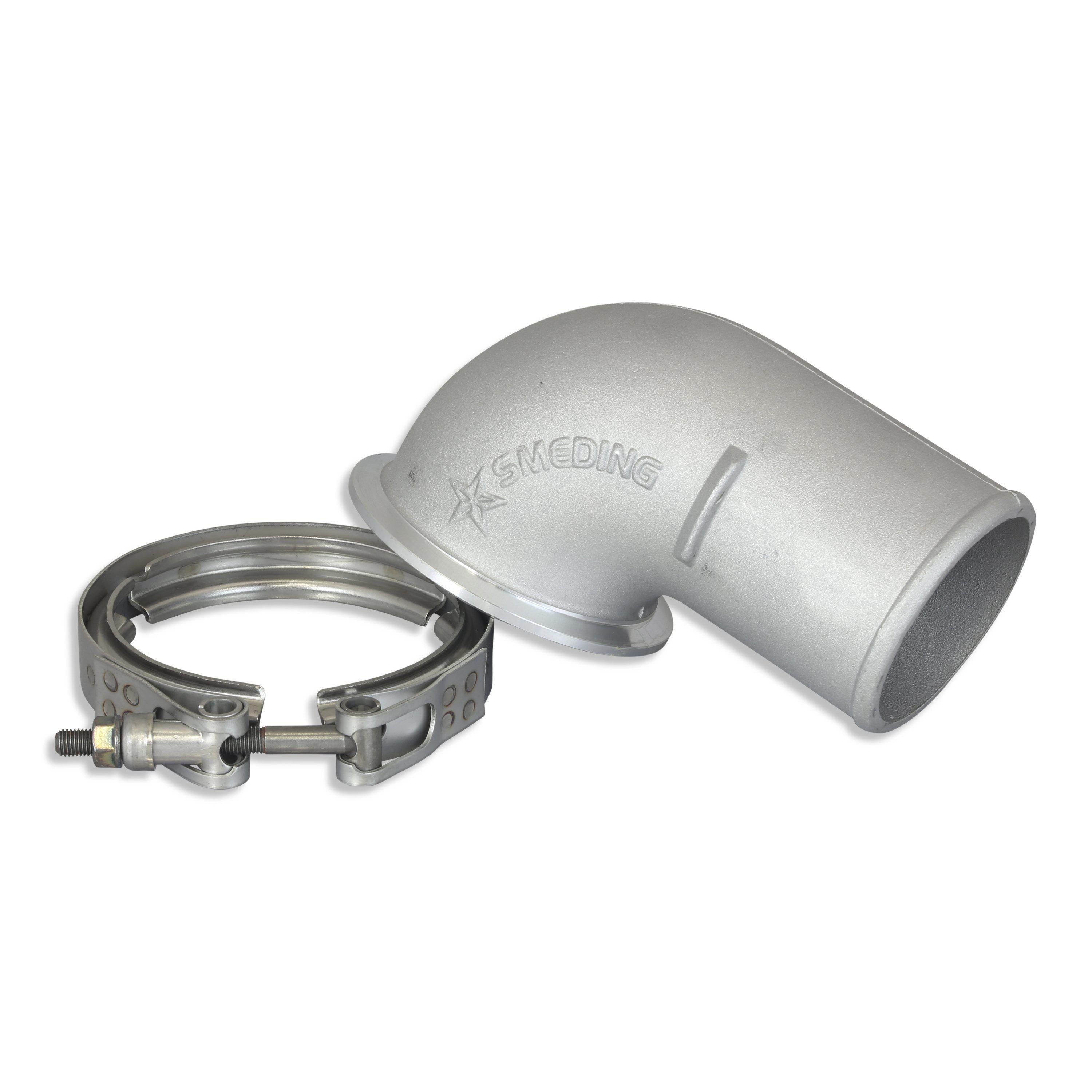 Universal S400 90° Elbow, Clamp & Oring (SMED-0181)-Intake Elbows-Smeding Diesel LLC-Dirty Diesel Customs